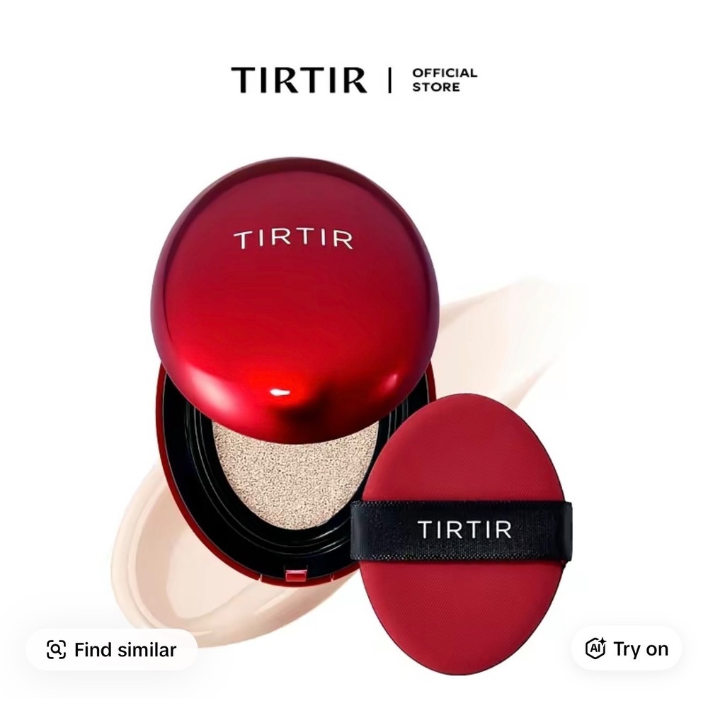 TIRTIR Mask Fit Red Cushion Foundation 22W Sheer Beige 18g K-Beauty New